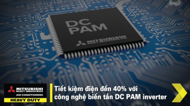 Công nghệ DCPam inverter tiết kiệm điện hiệu quả