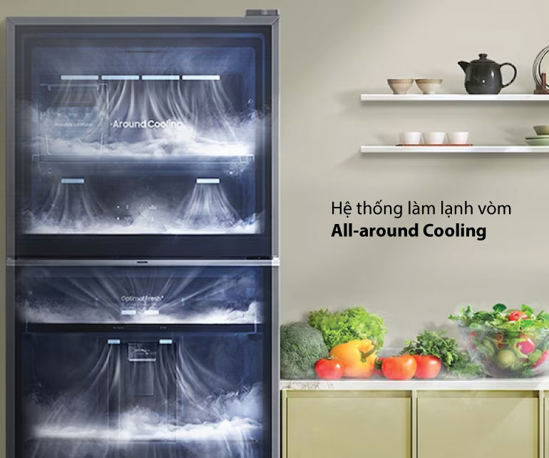 Hệ thống làm lạnh vòm All-around Cooling