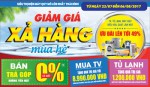 XẢ HÀNG HÈ TẠI SIÊU THỊ ĐIỆN MÁY ÁNH CHINH THÁI BÌNH