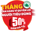 THÁNG HÀNH ĐỘNG VÌ NGƯỜI TIÊU DÙNG - OFF 50%