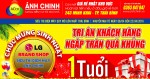 Sinh nhật Brandshop LG Ánh Chinh Thái Bình - Khuyến mại cực sốc - giá kịch sàn